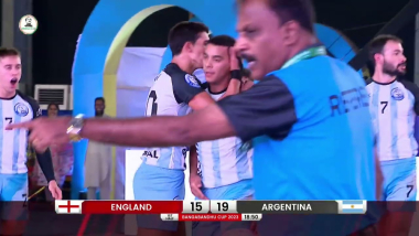ENGLAND VS ARGENTINA match highlights - Bangabandhu Cup 2023 International Kabaddi Tournament